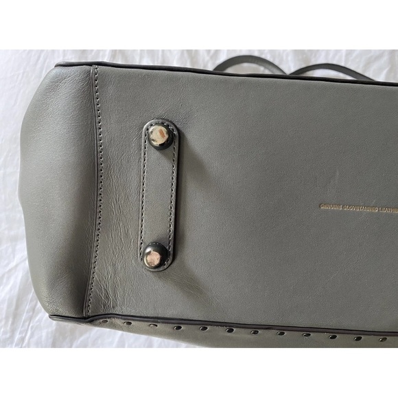 Coach 1941 Cooper Carryall Rivets Heather Gray Glovetanned Leather 31932 Rogue - Picture 6 of 12